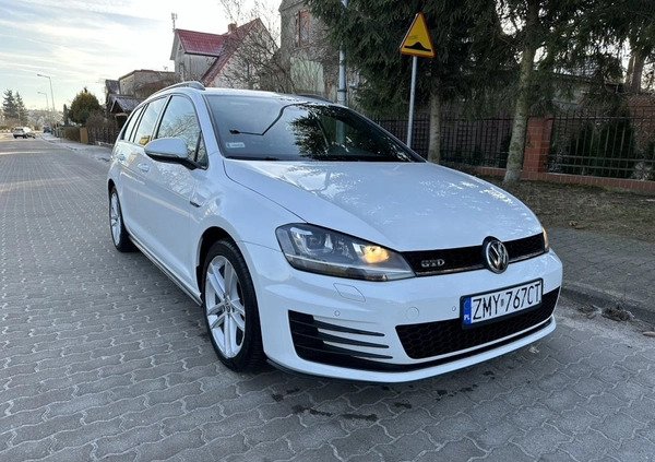 Volkswagen Golf cena 49900 przebieg: 237000, rok produkcji 2016 z Dębno małe 92